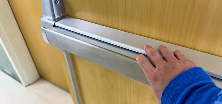 Installing a Push Bar on a Door Reston
